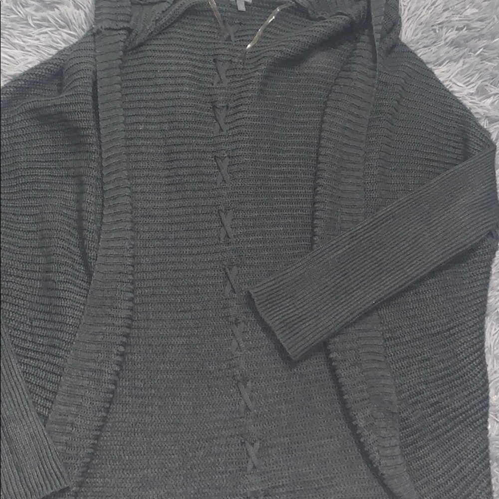 Gray Cardigan